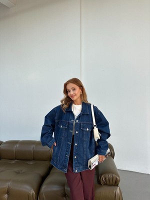 Aida Fashion Boyfrend Denim Ceket