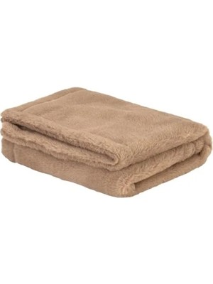 Ulu Pazarlama Kahverengi Kedi ve Köpek Battaniyesi - 50X70 cm