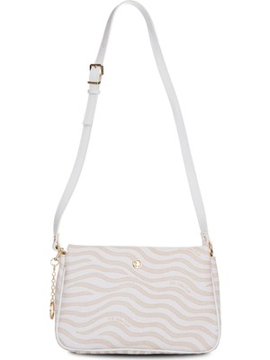 U.S. Polo Assn. Ekru Kadın Postacı Çantası US26165