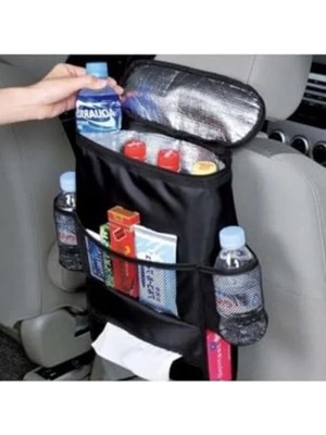 Ulu Pazarlama Araba Koltuk Arkası Organizer - Araç Içi Eşya Düzenleyici, Siyah
