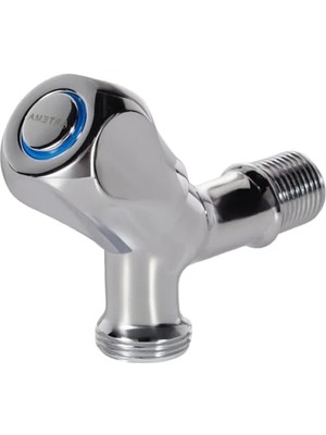 Ulu Pazarlama Krom Çamaşır Musluğu, G 3/4" Bağlantı ve Uzun Çıkış Ucu