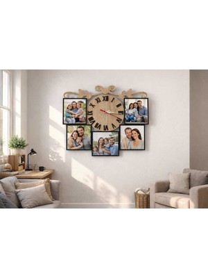 Modern ve Şık Duvar Saati, Salon ve Oda Dekorasyonuna Uygun