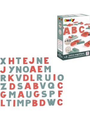 Smoby Manyetik Harfler 48 Parça
