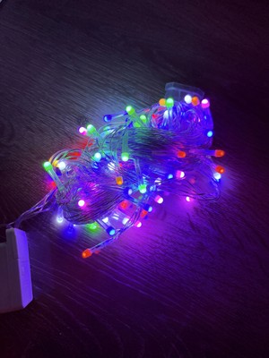 Ulu Pazarlama 10M 100 LED Damla Uçlu Rgb Işık Şeffaf Kablo Mz-17-10