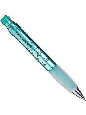 Ulu Pazarlama Mekanik Kurşun Kalem - 0.7 Mm, Metalik Yeşil Desenli