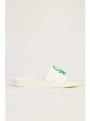 Benetton Beyaz Erkek Terlik BN-1429