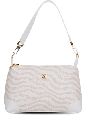 U.S. Polo Assn. Ekru Kadın Omuz Çantası US26168