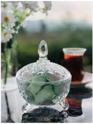 Just Cheap Store Kristal Şekerlik Desenli Ayaklı ROYALEKS-81196