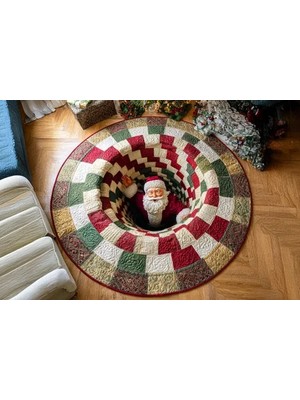 Vivense Noel Baba Yılbaşı Temalı Halı, 510 Yng 80X80CM