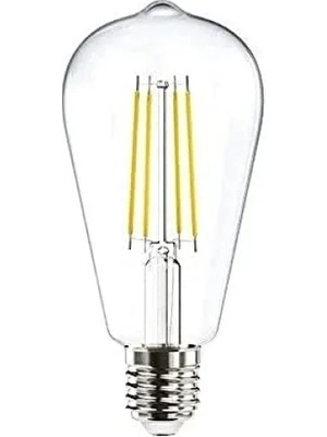 Ulu Pazarlama Sarı Işıkta ST64 Filaman Lamba - 4W, E27 Duy