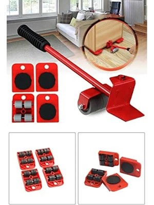 Ulu Pazarlama Tekerlekli Mobilya Taşıma Aparatı - 360° Döner Kaymaz Ped