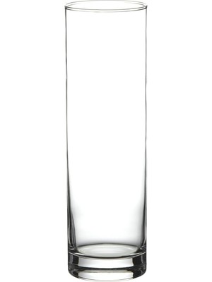 Şık 27 cm Düz Silindir Vazo, Modern ve Estetik Dekorasyon Ögesi