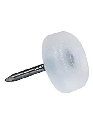 Ulu Pazarlama 25'li Çivili Masa Sandalye Zemin Koruyucu - Plastik Şeffaf Beyaz