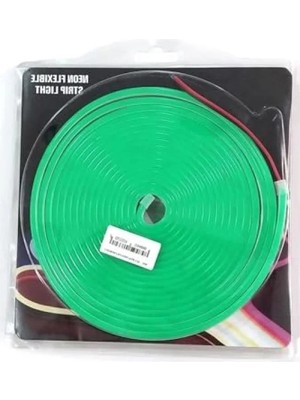 Ulu Pazarlama Yeşil Renkli LED Neon Flex - 6mm, 12V - 5m