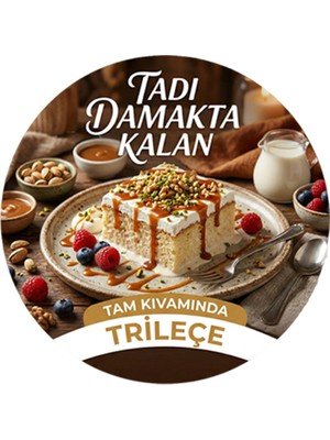 Mayeka Trileçe Temalı Tatlıcılar Pastaneler Restoranlar Için Ahşap Duvar Kapı Dekoratif Süs Tablo