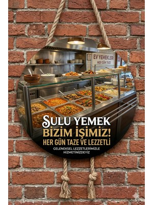 Mayeka Ev Yemekleri Sulu Yemek Temalı Lokantalar Sulu Yemekçiler Restoran Için Ahşap Duvar Kapı Dekoratif