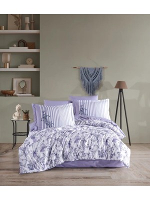 Alvera Çift Kişilik Poplin Nev Healing Stones Amatis