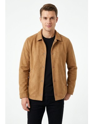 Dynamo Erkek Siyah Regular Fit Mevsimlik Süet Spor Mont BGL-ST05436