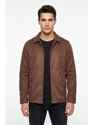 Dynamo Erkek Siyah Regular Fit Mevsimlik Süet Spor Mont BGL-ST05436