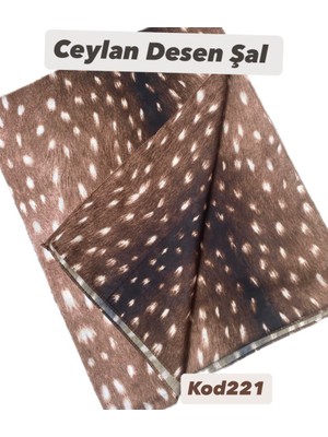 Venossa Ceylan Desen Şal