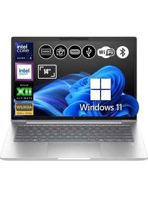 Hp Elitebook 6 G1I Ultra 5 225U 32GB Ram 1tb SSD 14" Wuxga Windows 11PRO AD4N5ET ATL31 Notebook