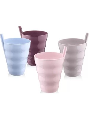 Royaleks Group Poşetli Pipetli 3'lü Bardak Ur 3181