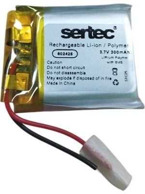 Epilons 602425 3.7V 300mAh Li-Polymer Pil (Devreli/1.5A)