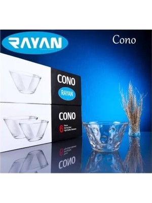 Just Cheap Store Cono Maria 6'lı Büyük Cam Kase ROYALEKS-69816