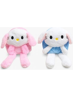 Freedom Storee Peluş Işıklı Oynar Kulaklı My Melody ve Cinnamoroll Sırt Çantası ALK3012