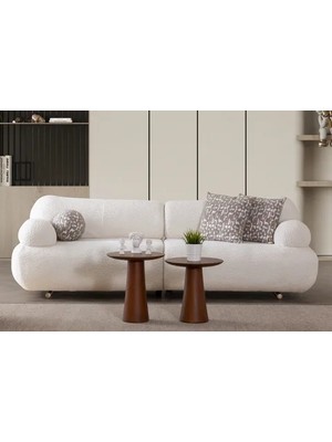 Vivense Jota Üçlü Koltuk, Beyaz