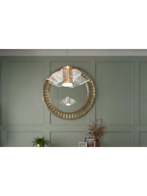 Vivense Doğa 4 LED Avize, Gold