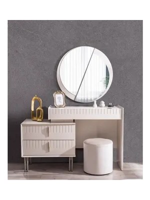 Vivense Tress Makyaj Masası, 3 Çekmeceli