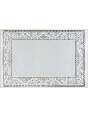 Vivense Moonlight Makine Halısı, Beyaz Simli, 1, 120X180