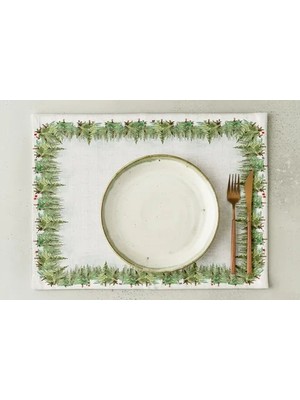 Vivense Çam Ormanı Pamuklu Dört Adet Amerikan Servisi