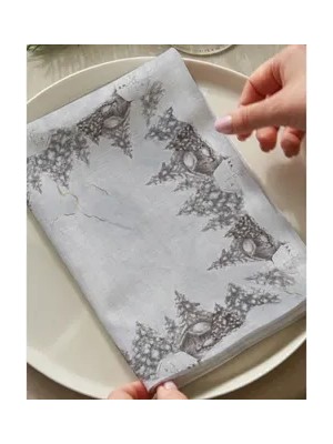 Vivense Kış Masalı Pamuklu Dört Adet Peçete