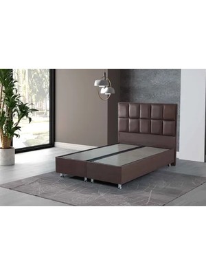 Vivense Soft Baza Başlık Seti, Kahverengi, 160X200