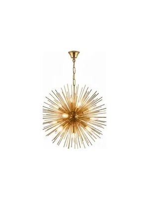 Vivense Lüksemburg Kirpi Avize, Gold Boya, 60 cm