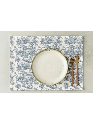 Vivense Zarif Panoroma Pamuklu Dört Adet Amerikan Servisi