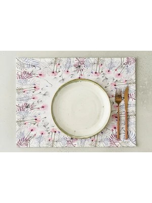 Vivense Kır Çiçeği Pamuklu Altı Adet Amerikan Servisi