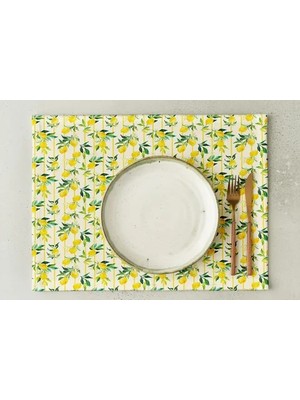 Vivense Lemon Pamuklu Altı Adet Amerikan Servisi
