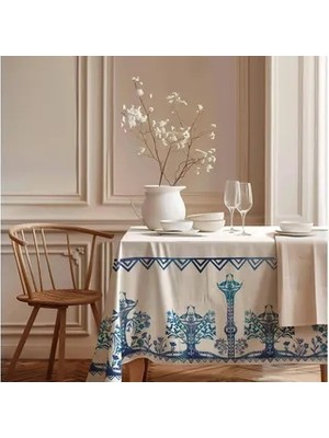 Vivense Ege Masalı Pamuk Masa Örtüsü, 100X100 cm