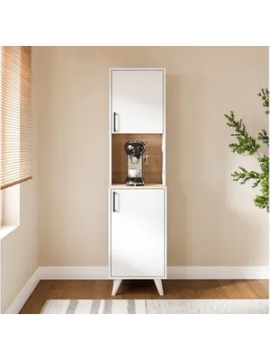 Vivense Lavo Çok Amaçlı Dolap, 2 Kapaklı Orta Bölmeli