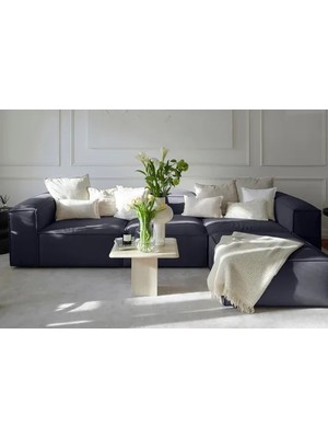 Vivense Relax Soft Standart 4 Modül Köşe Koltuk, Lacivert