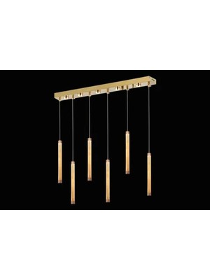 Vivense Kardelen Sıralı LED Avize, Altılı