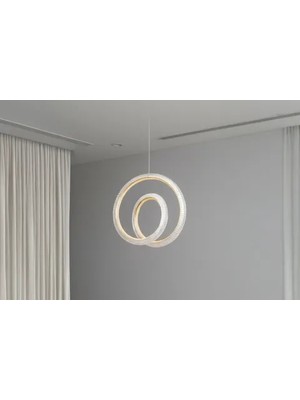 Vivense Melisa LED Avize, Gold, 30 cm