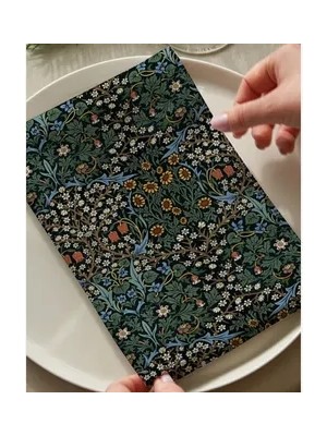 Vivense Gece Çiçekleri Pamuklu Altı Adet Peçete