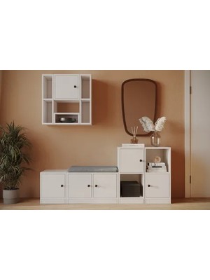 Vivense Bk Concept Ayakkabılık, 5 Kapaklı, KBR-AYK-1012