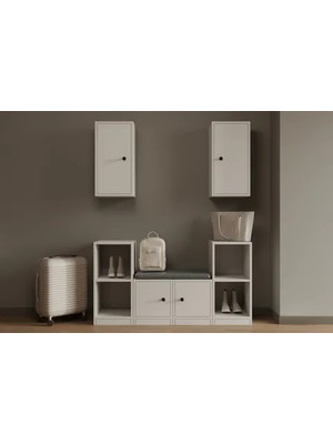 Vivense Bk Concept Ayakkabılık, 4 Kapaklı, MST-AYK-1021