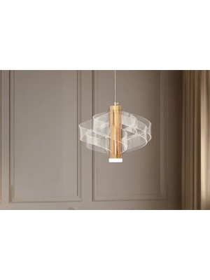 Vivense Yel 4 LED Avize, Gold
