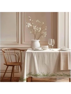 Vivense Viyana Bordür Pamuk Masa Örtüsü, 100X100 cm
